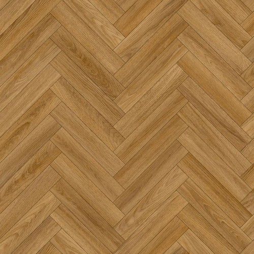 Oak wood herringbone vinyl - oak,