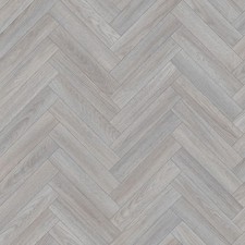 Grey Oak Herringbone Vinyl