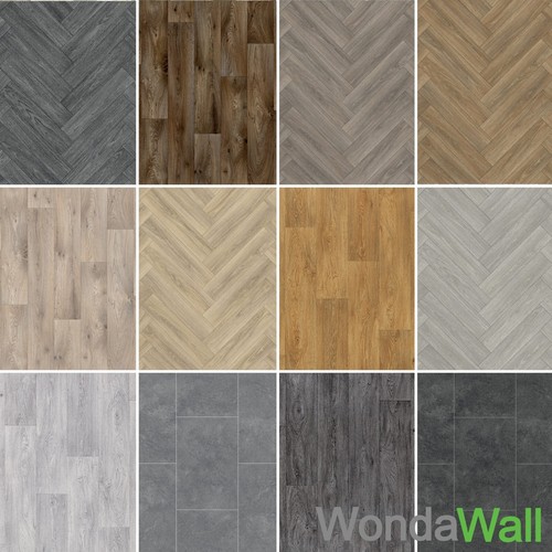 Vinyl flooring felt - vinyl, back